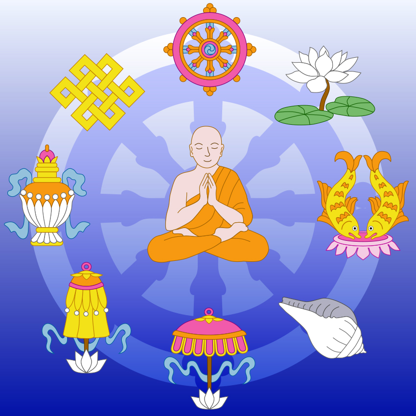 8 tesoros de Buda y su significado en las religiones búdicas WeMystic