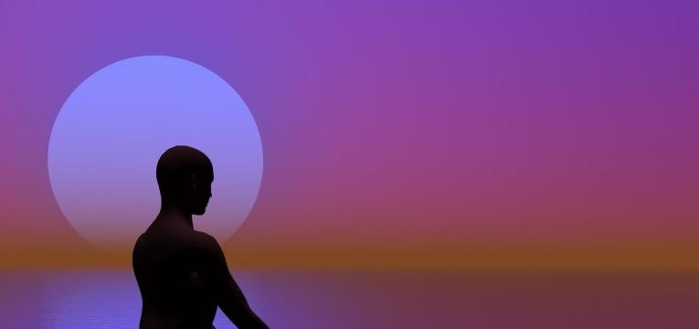 meditación con llama violeta