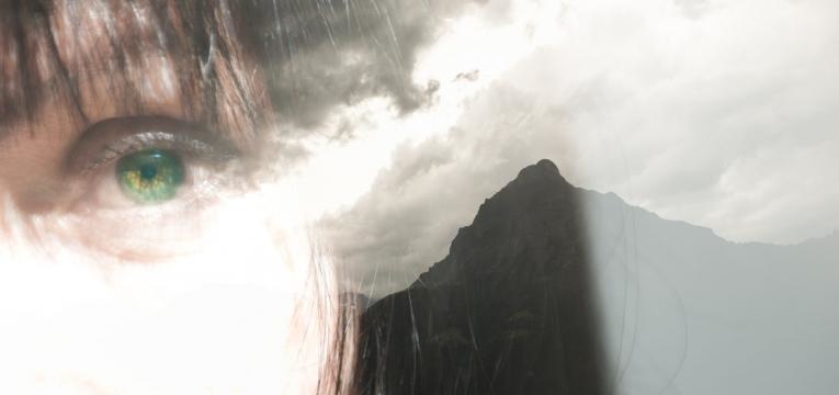 mujer bisonte blanco